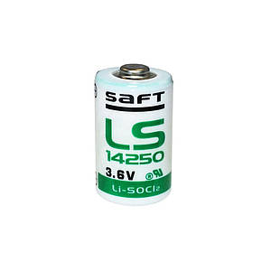 Літієва (Li-SOCl2) батарейка LS14250 (1/2 AA) SAFT (3.6v)