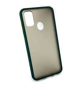 Чохол для Samsung M30s, M307, M21, M215 накладка на бампер протиударний My Choice зелений