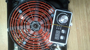 Комплект для ремонту індукційної плити: пульт + плата 3500W + котушка + вентилятори