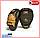Лапи боксерські шкіряні гнуті Leone Power Line Black чорний з золотим, фото 5