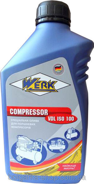 Масло "WERK" COMPRESSOR VDL ISO100 - фото 1 - id-p167985818