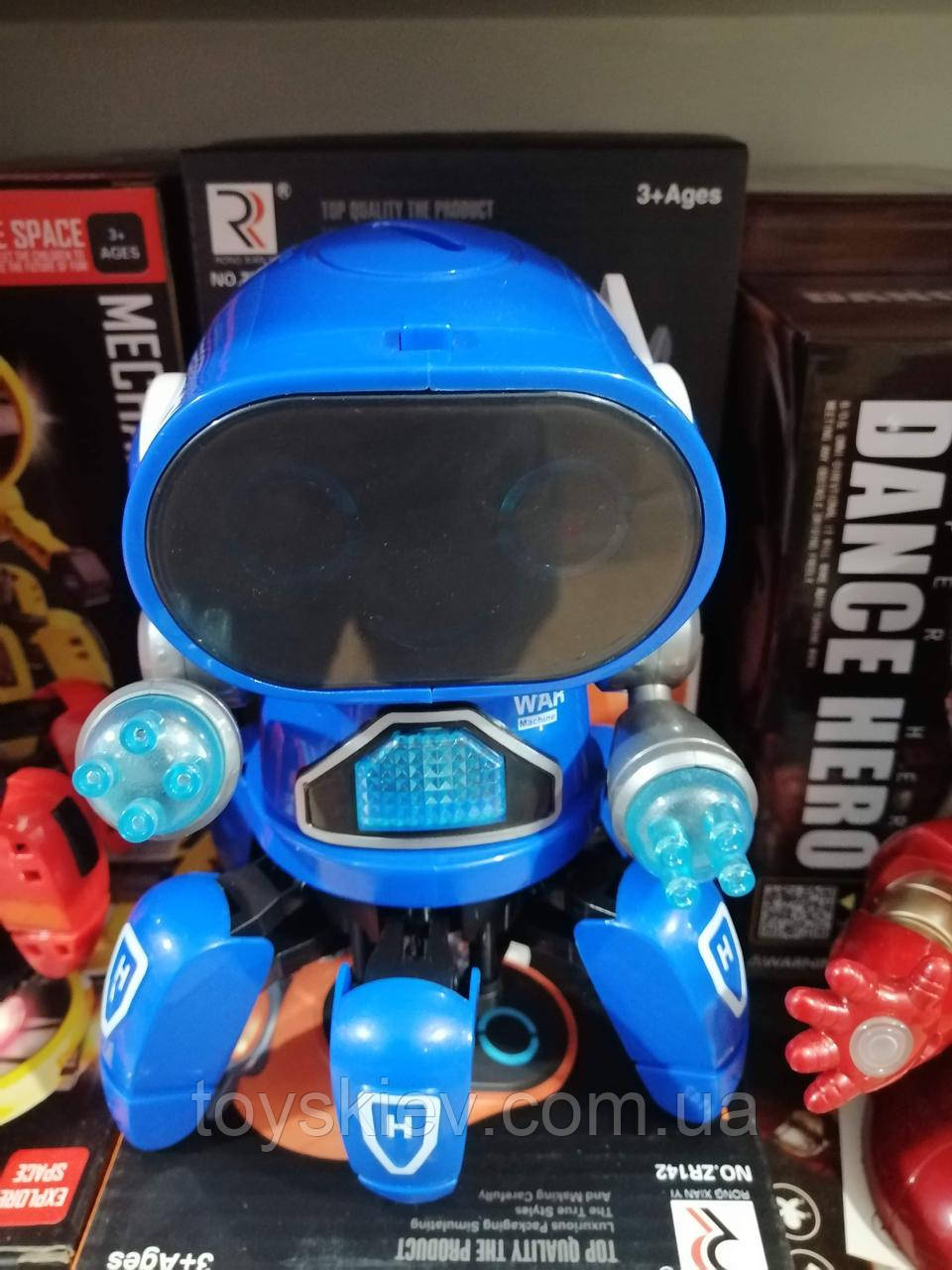 Тканинний музичний герой робот, фото 1