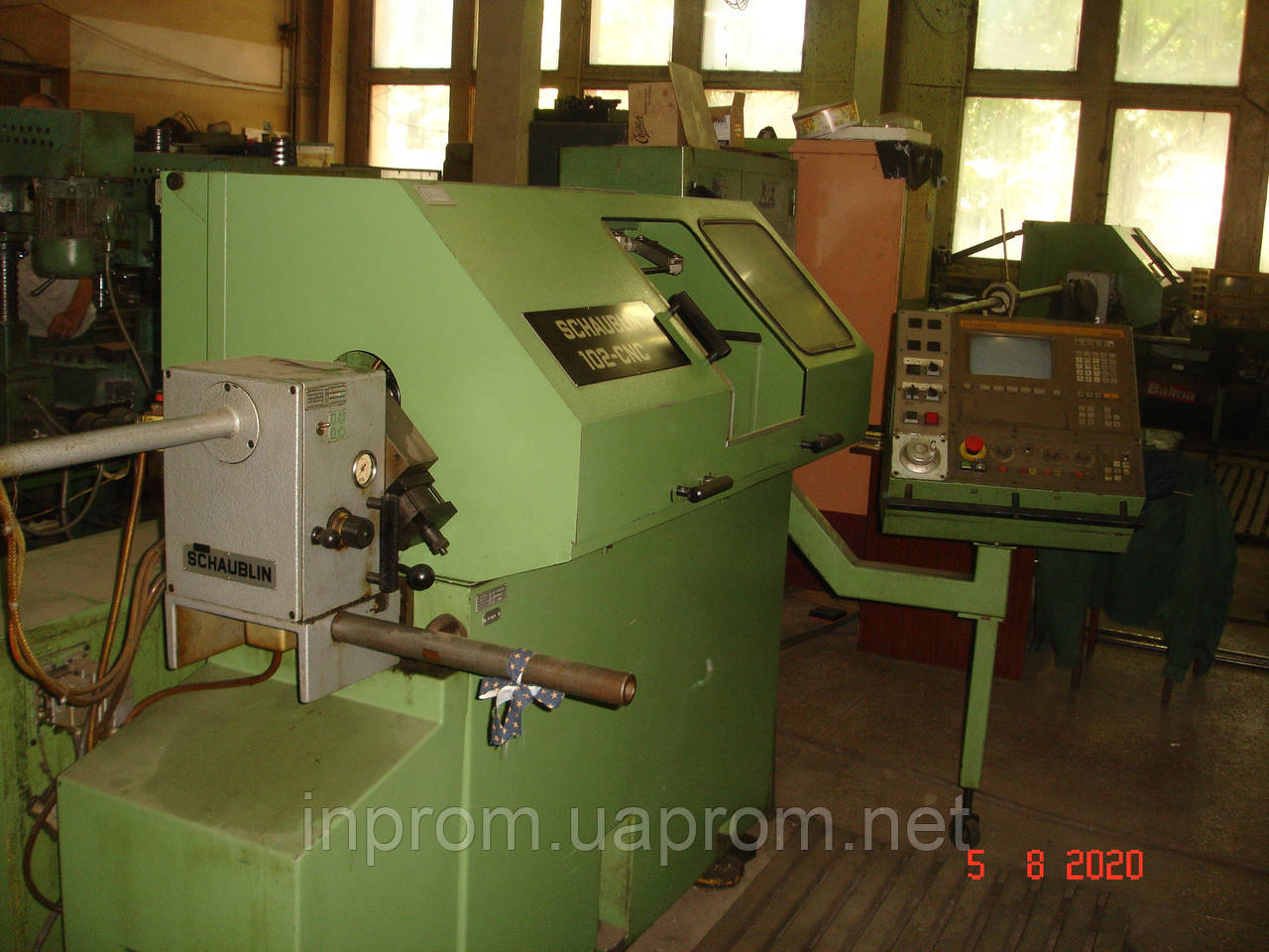 Верстат токарний з ЧПУ SCHAUBLIN 102CNC в робочому стані