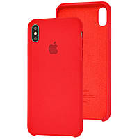 Чехол Silicone Case для Apple iPhone Xs Max Red