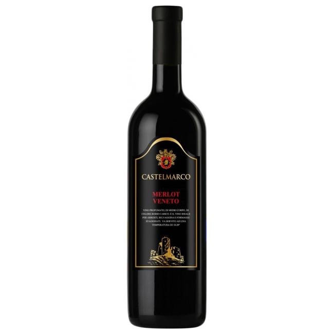 Вино червоне сухе Merlot Veneto Castelmarco (Мерлот Венето) 0.75л