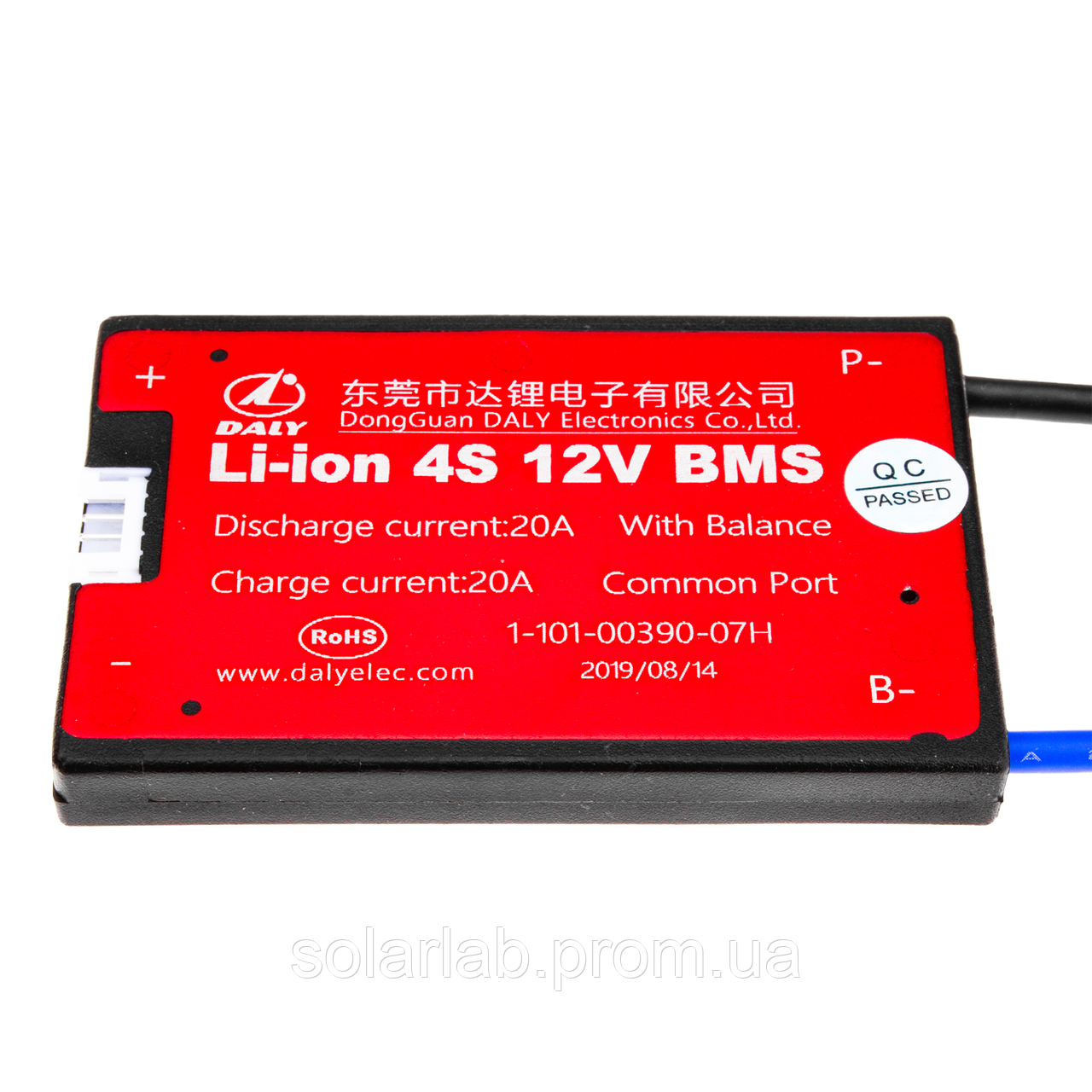 BMS плата Li-ion 12V 4S 20A симетрія