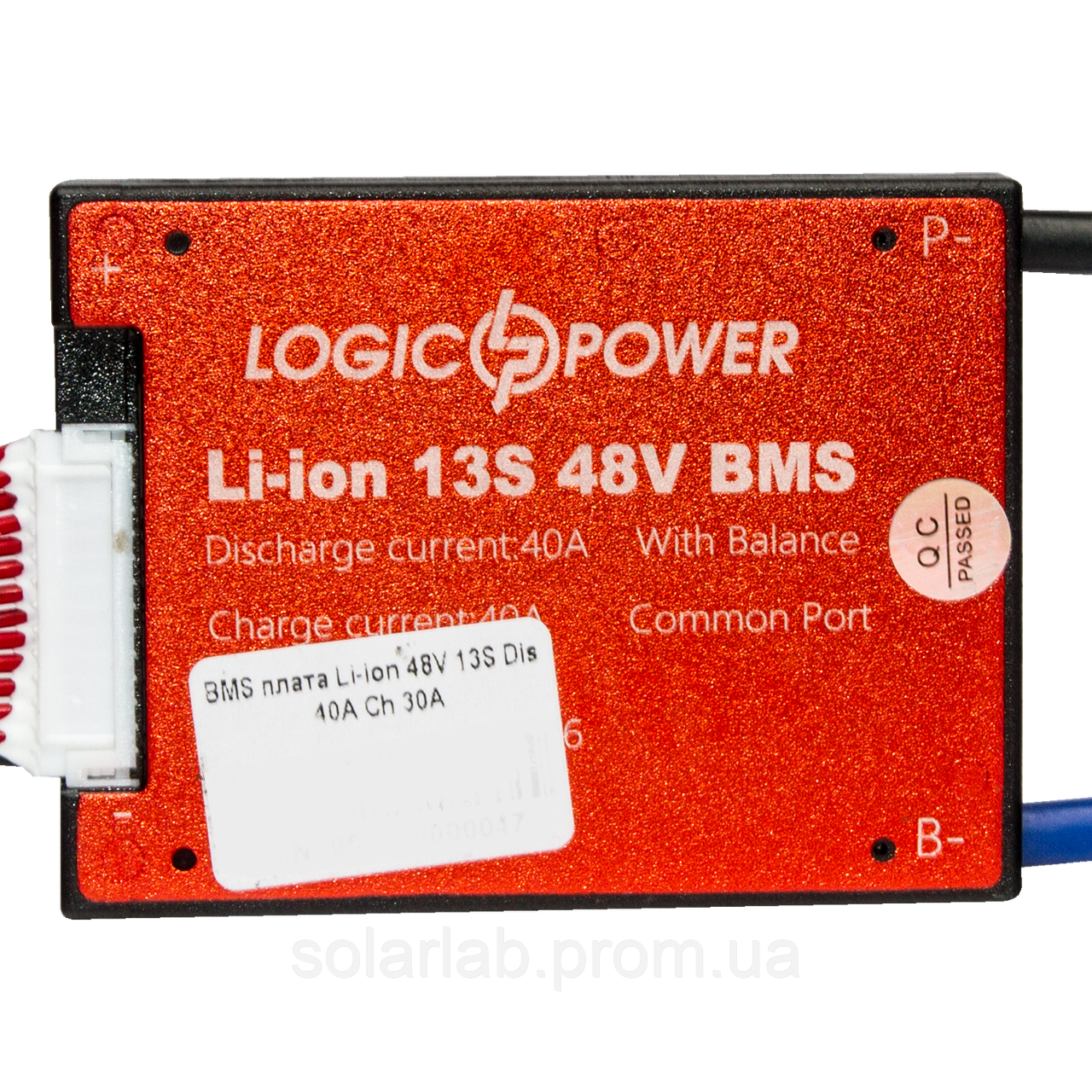 BMS плата Li-ion 48V 13S 40A симетрія