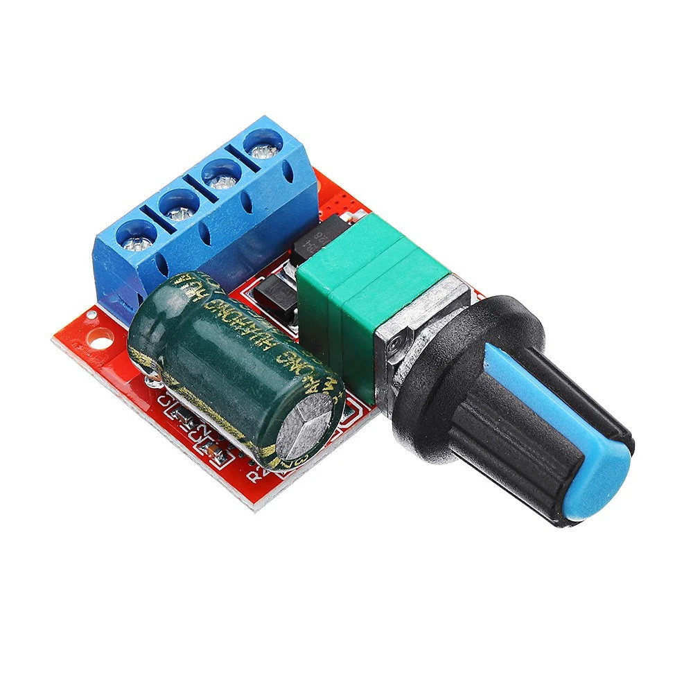 DC ШІМ регулятор обертів двигуна DC 4.5V-35V 5 А 20 кГц PWM