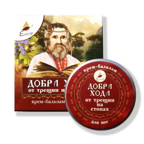Крем-бальзам «Добра хода» від тріщин. Еліксир