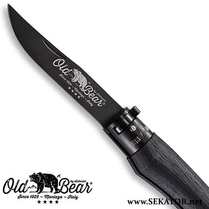 Кишеньковий ніж Old Bear / Олд Бер ® Total Black 9303/21MNN (Італія), фото 2