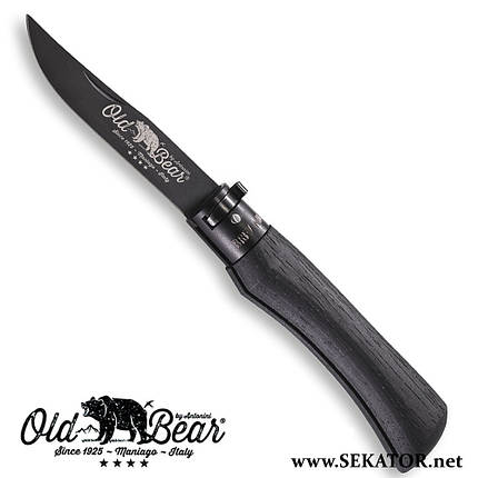 Кишеньковий ніж Old Bear / Олд Бер ® Total Black 9303/17MNN (Італія), фото 2