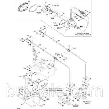 Кабель Sea-Doo BRP Cable weedles Lh