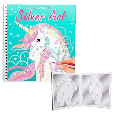 Depesche 10622 Colouring Book Fantasy Model Silver Art