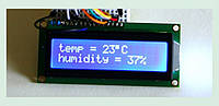 ЖК LCD 1602 16х2 модуль дисплей Arduino - синий