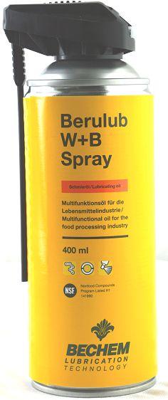Смазочное масло Berulub W+B Spray аэрозоль 400мл с пищевым допуском - фото 1 - id-p311863244
