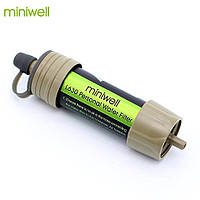 Фільтр Miniwell L630 туристичний для очищення води похідний ресурс 2000 л (оригінал, оновлена версія)