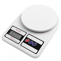 Электронные кухонные весы EL-F400 с LCD дисплеем Белые