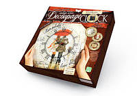 Набор для декупажа Danko Toys Decoupage Clock Мелодия дождя с рамкой DKC-01-06