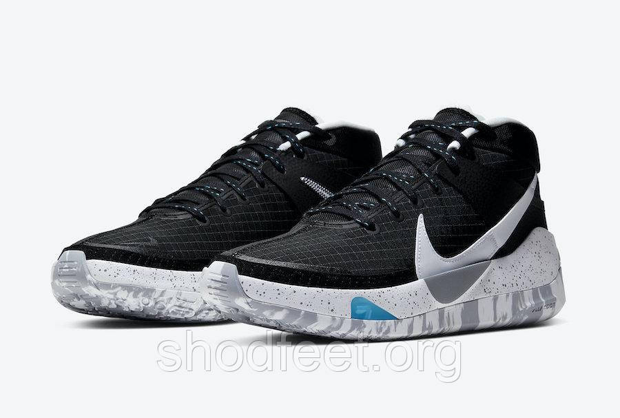 Чоловічі кросівки Nike KD 13 Black White 42p-26.5cm