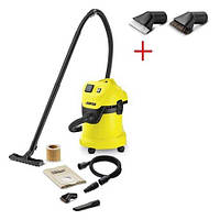 Пилосос Karcher WD3P  для вологого та сухого прибирання + набір щіток 9.611-413.0