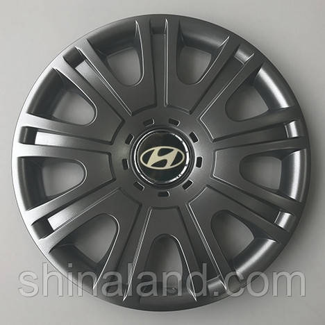 Ковпаки Hyundai R15 срібло — (SJS ke1950) — комплект (4 шт.)