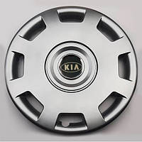 Колпаки Kia R15 серебро - (SJS ke616) - комплект (4 шт.)