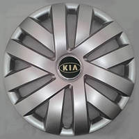 Колпаки Kia R14 серебро - (SJS ke691) - комплект (4 шт.)