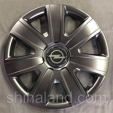 Ковпаки Opel R15 срібло — (SJS ke2097) — комплект (4 шт.)