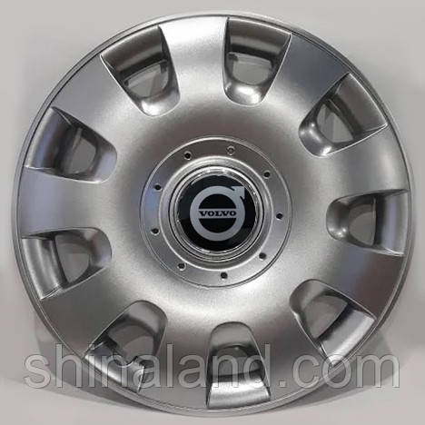 Ковпаки Volvo R15 срібло — (SJS ke1094) — комплект (4 шт.)