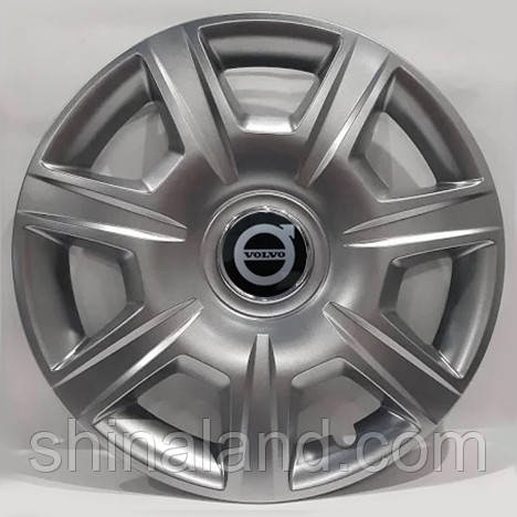 Ковпаки Volvo R15 срібло — (SJS ke2160) — комплект (4 шт.)