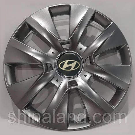 Ковпаки Hyundai R15 срібло — (SJS ke2314) — комплект (4 шт.)