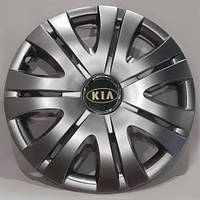 Колпаки Kia R16 серебро - (SJS ke1417) - комплект (4 шт.)