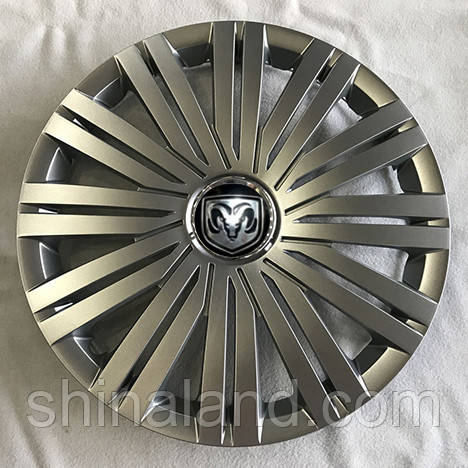 Ковпаки Dodge R15 срібло — (SJS ke2450) — комплект (4 шт.)