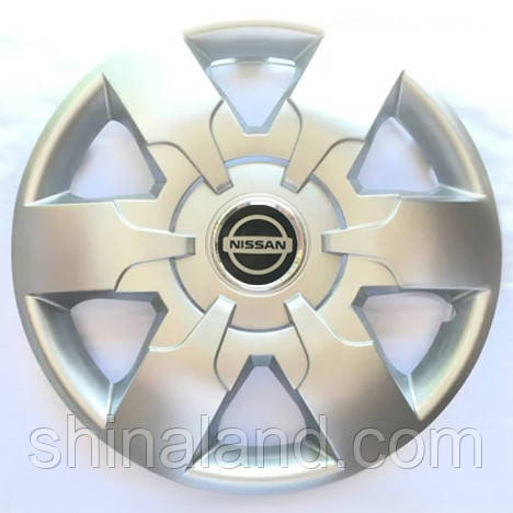 Ковпаки Nissan R16 срібло — (SJS ke2540) — комплект (4 шт.)