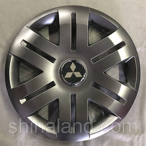 Ковпаки Mitsubishi R16 срібло — (SJS ke1730) — комплект (4 шт.)