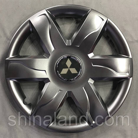 Ковпаки Mitsubishi R15 срібло — (SJS ke1927) — комплект (4 шт.)