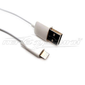 Кабель USB to Lightning (добра якість), 1 м, білий, фото 3