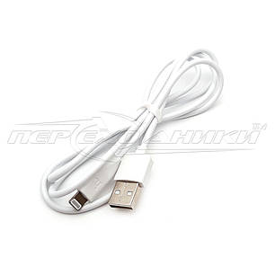 Кабель USB to Lightning (добра якість), 1 м, білий, фото 1