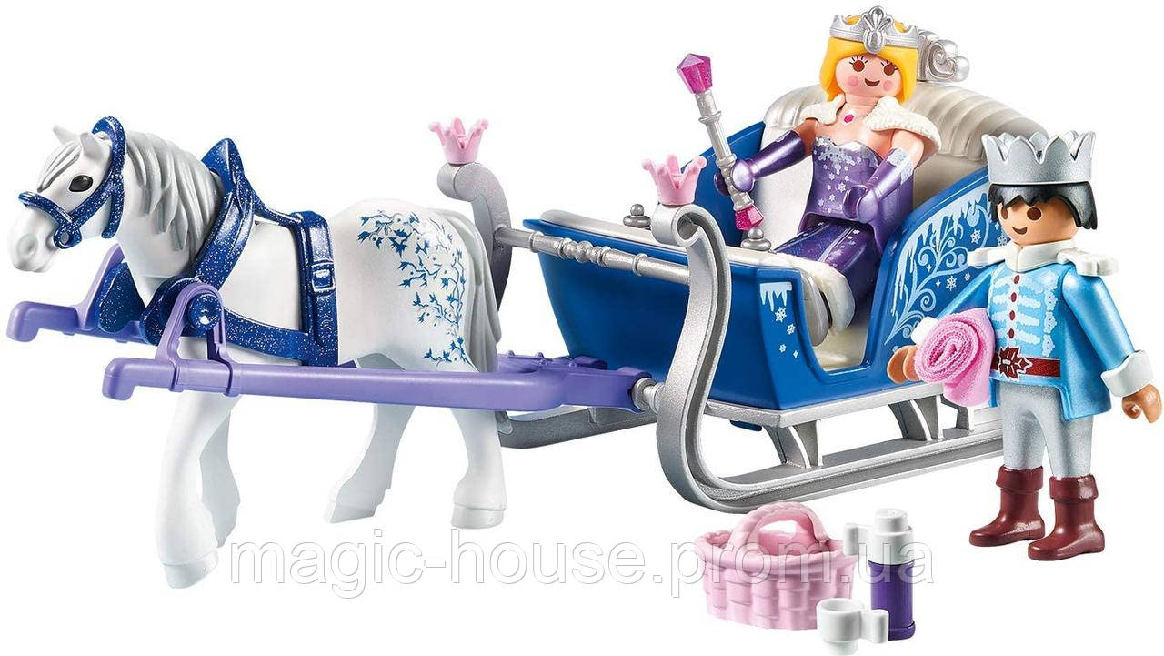 Конструктор PLAYMOBIL Sleigh with Royal Couple Оригінал