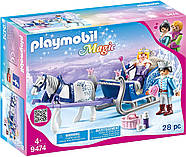 Конструктор PLAYMOBIL Sleigh with Royal Couple Оригінал, фото 2