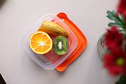 Контейнер квадратний "Фаворит" 0,9 л (150*150*60 мм)