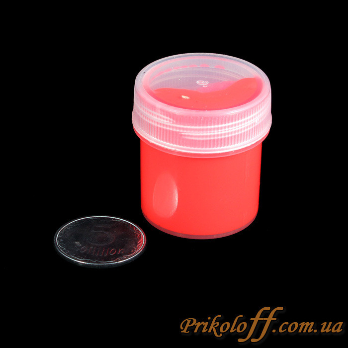 Фарба для бодіарту "Червона", грим-неон, фото 1