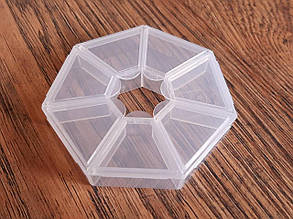 Органайзер 7 комірок висота 2 см, діаметр 8 см