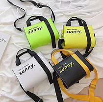 Яскрава молодіжна сумка Life is always sunny, фото 2