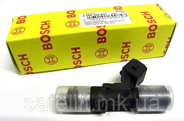 Форсунка ВАЗ-2110, 2123, 1118 V8 кл. ЄВРО-2,3 (пр.во BOSCH), 0 280 158 017