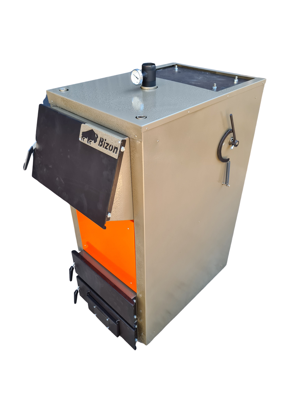 Котел шахтного типу Bizon F-40 Termo з фронтальним завантаженням