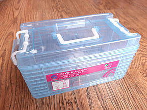 Органайзер для зберігання фурнітури висота 10 см, ширина 10 см; довжина 19 см