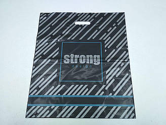 Пакет с прорезной ручкой (45*53!)"Strong" Леоми (50 шт)