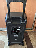Колонка на акумуляторі з бездротовим мікрофоном ZPX ZX-7771/120W (USB/Bluetooth/FM), фото 6