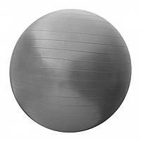Мяч для фитнеса (фитбол) SportVida Anti-Burst 55 см, серый
